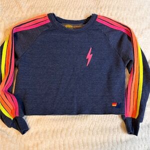 Aviator Nation Cropped sweatshirt NWOT